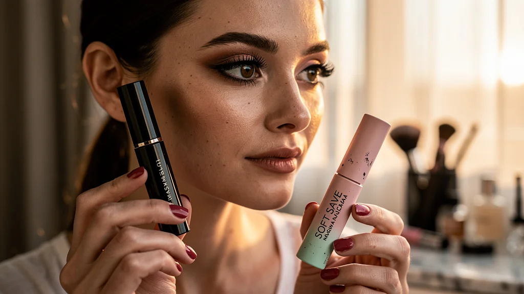 Comparaison ultra-réaliste entre mascara d'entrée de gamme et haut de gamme avec une rédactrice beauté